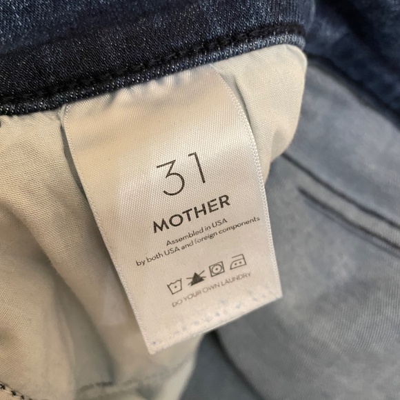 MOTHER The Stash Swooner Ankle Fray "Chick Flick" Size 31 EUC! - Picture 8 of 16